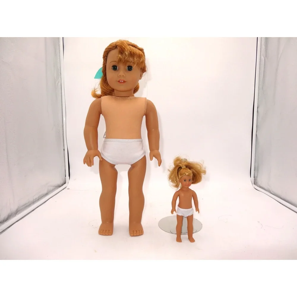 American Girl Maryellen Doll and Mini Maryellen Doll Set Striped Dress 2015